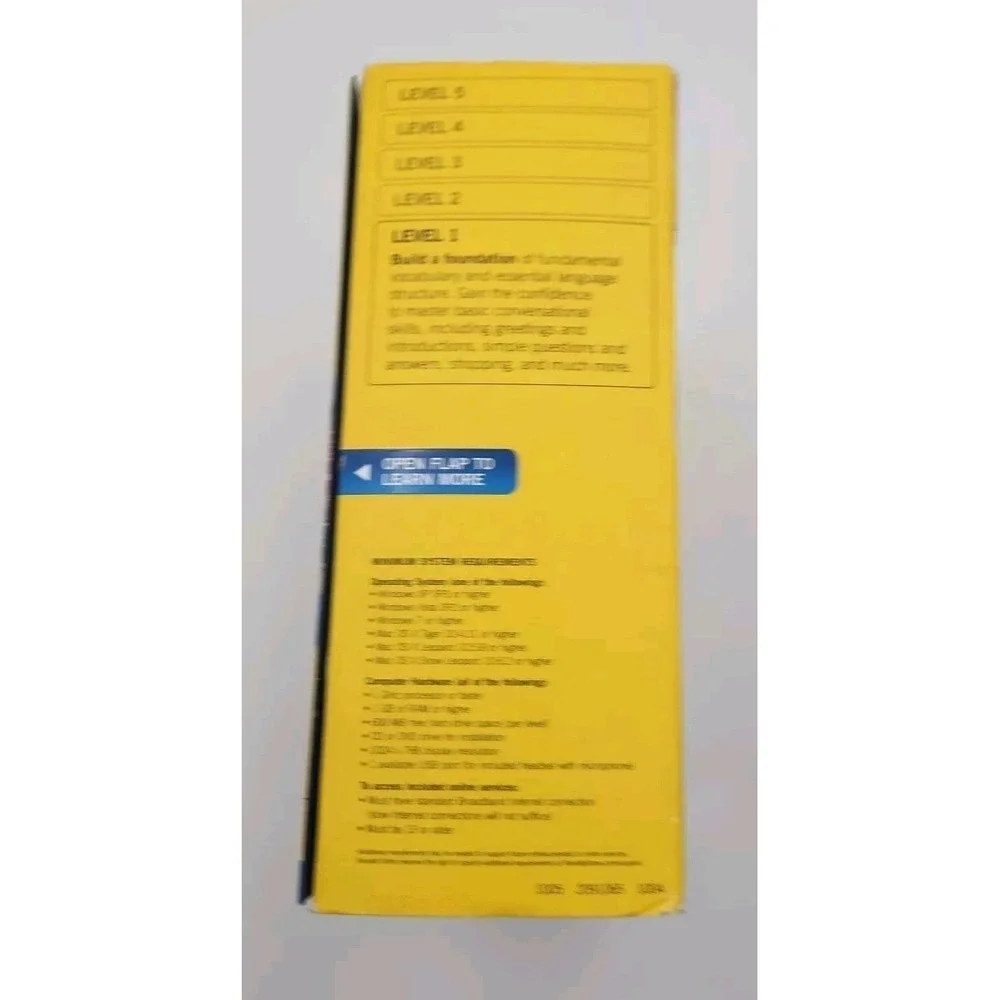 Rosetta Stone Español Totale Spanish‎ (Latin America) Level 1 with Headphones